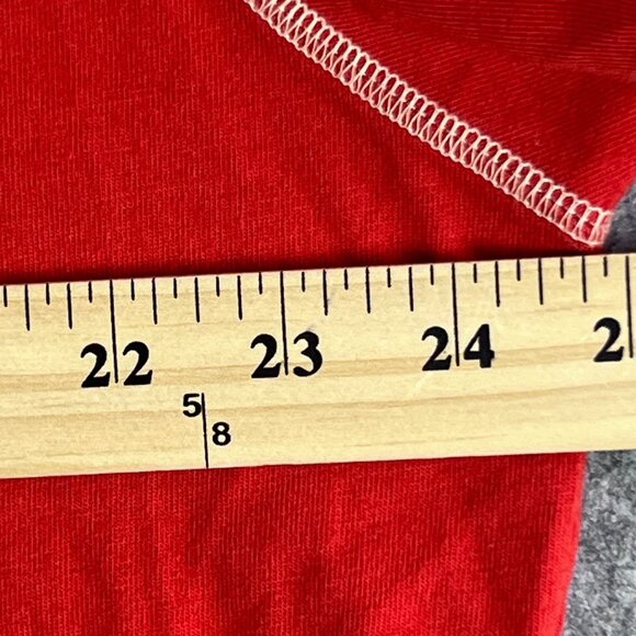 2 Roundtree & Yorke Mens XL Red & Orange Short Sleeve Cotton Sleepwear Henley - Picture 13 of 14